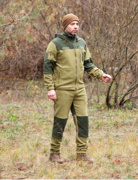 Костюм Флісовий SILTAC двокольоровий з капюшоном